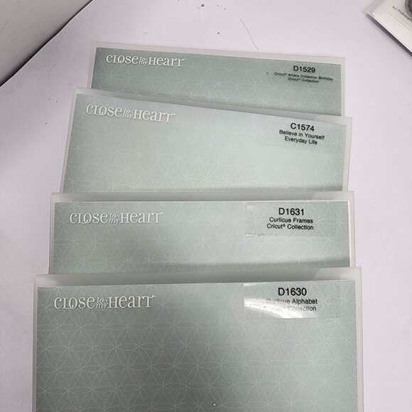 Close To My Heart My Acrylix Stamp Lot 12 Sets Alphabet Assorted Designs New - Picture 3 of 7